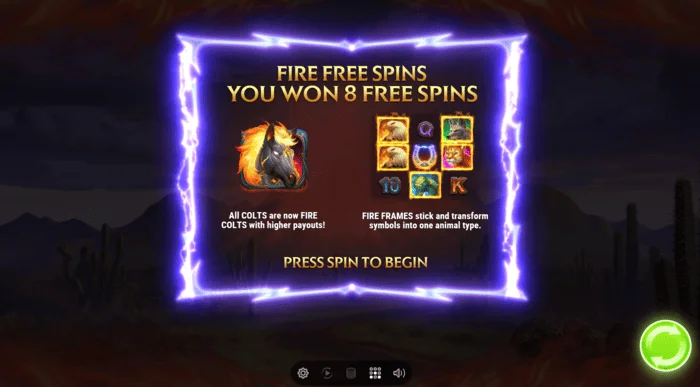 Colt Lightning Inferno फ्री स्पिन
